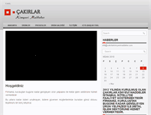 Tablet Screenshot of cakirlarkimyevimaddeler.com